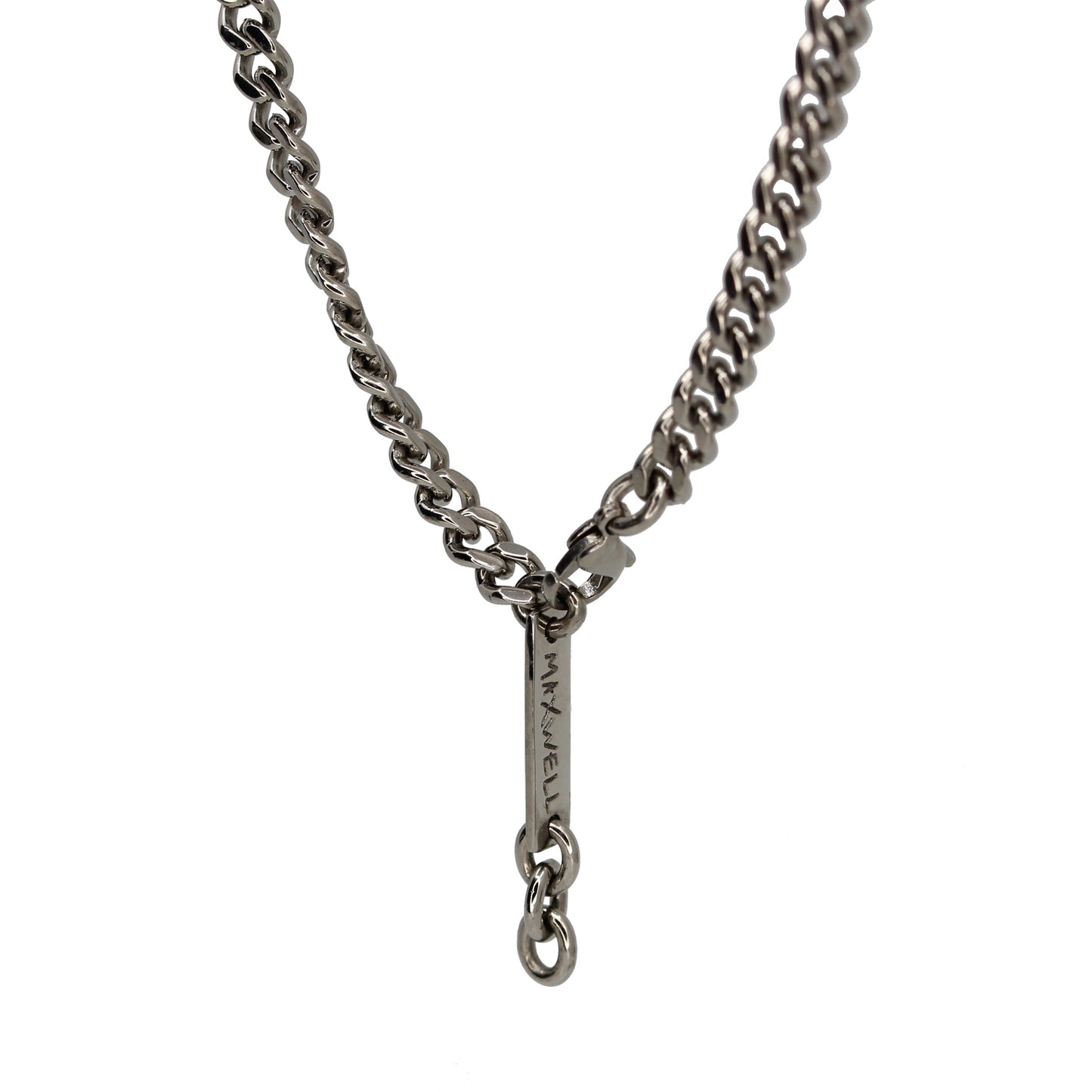 TITANIUM CURB CHAIN NECKLACE 5.4MM