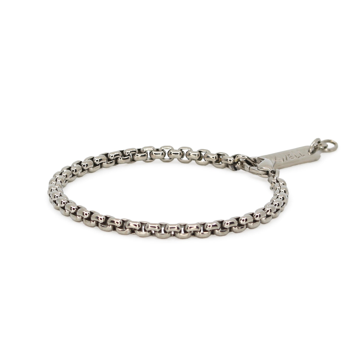 TITANIUM VENETIAN CHAIN BRACELET 4MM