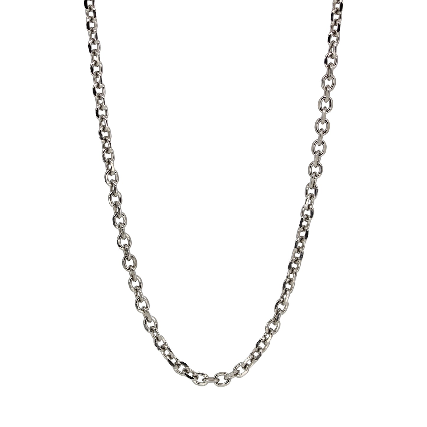 TITANIUM TRACE CHAIN NECKLACE 5.5MM