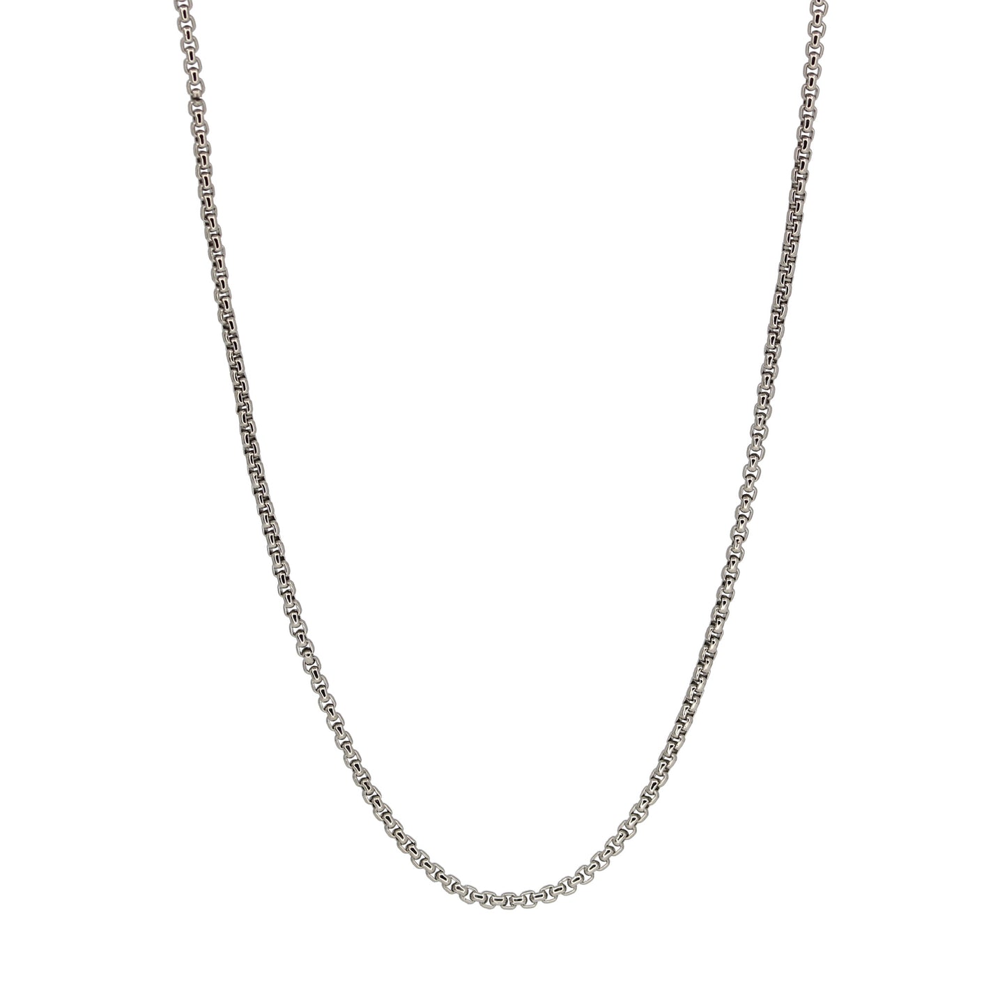 TITANIUM VENETIAN CHAIN NECKLACE 2.7MM