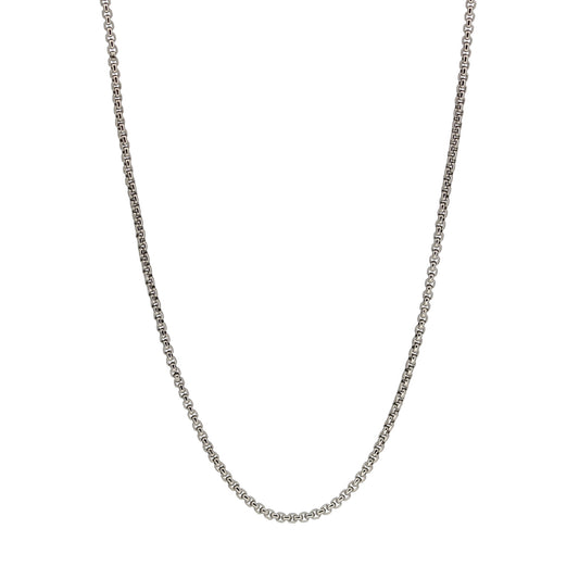 TITANIUM VENETIAN CHAIN NECKLACE 2.7MM